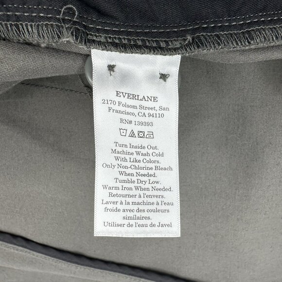 Everlane Men's Gray Chino Casual Cotton Twill Shorts M/W36/L6.5 - Picture 6 of 12